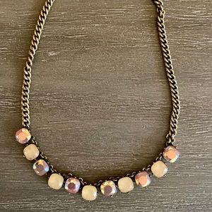 Jcrew pink stone necklace
